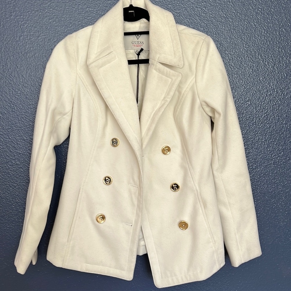 Guess off white jacket